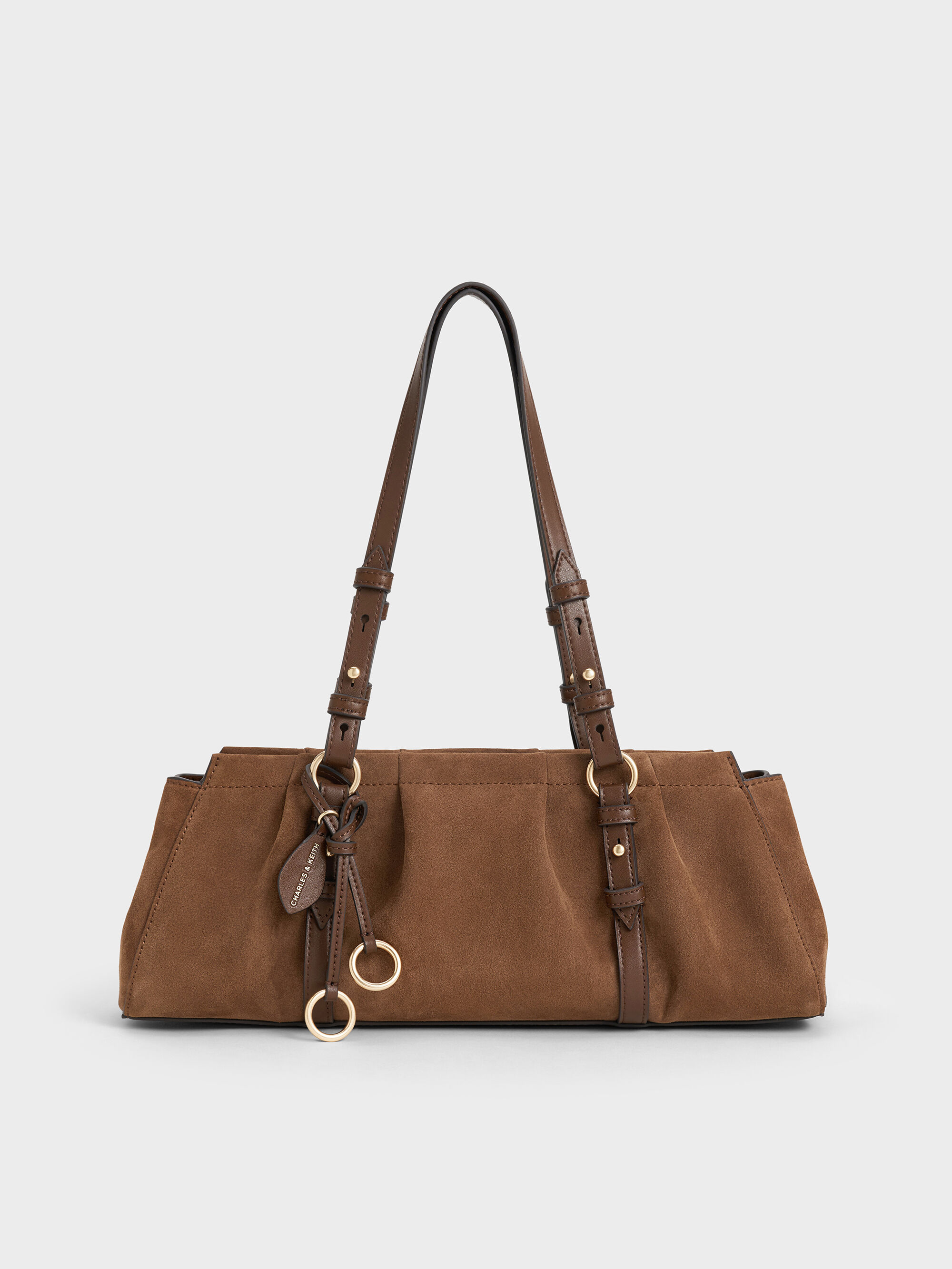 Mocha Brown Britton Elongated Shoulder Bag - Mocha Brown - Bags Mocha Brown Britton Elongated Shoulder Bag - Mocha Brown - Bags