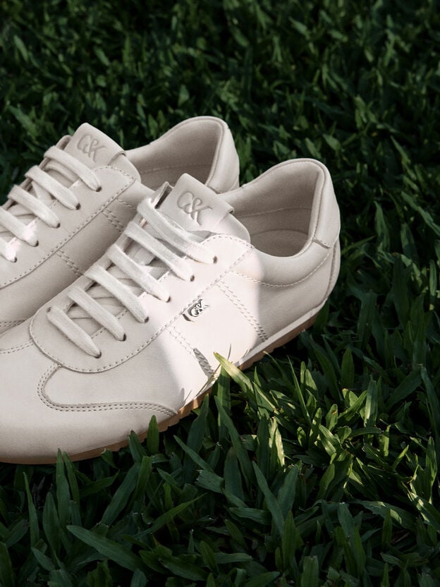 Jace Sneakers aus Leder, Kreidewei&szlig;, hi-res
