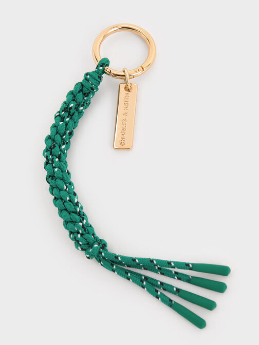 Braided Rope Charm, Lush Green, hi-res