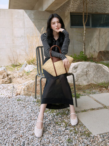 Shalia Raffia Basket Bag, Natural Raffia, hi-res