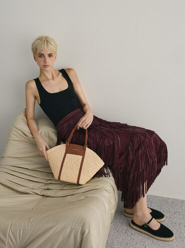 Shalia Raffia Basket Bag, Natural Raffia, hi-res