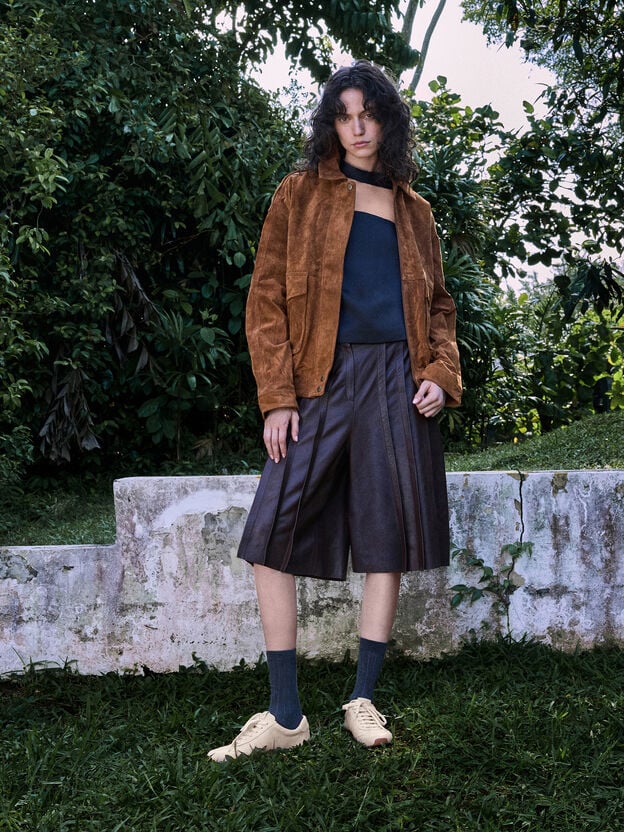 Jace Sneakers aus Leder, Kreidewei&szlig;, hi-res