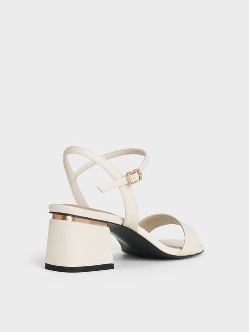 Sylva Block-Heel Sandals, Chalk, hi-res