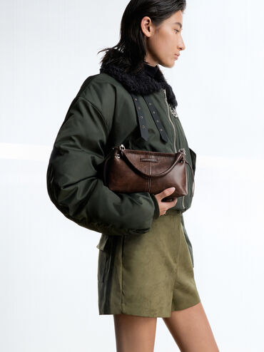 Borsa Noane con manico superiore, Distressed Coffee, hi-res