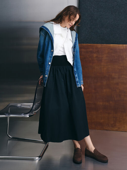 Arven Faux Suede Penny Loafers, Dark Brown Textured, hi-res