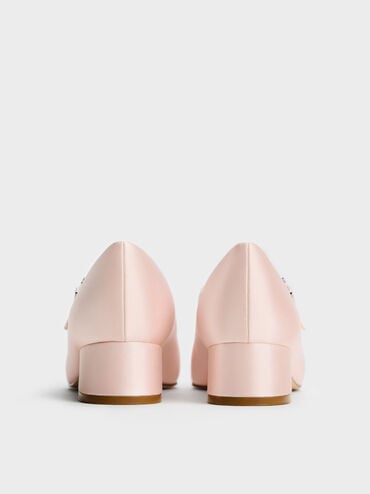 Kelis Rose-Bow Mary Jane Pumps, Light Pink, hi-res