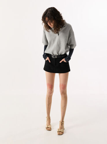 Lu Metallic Leather Bow Heeled Sandals, Gold, hi-res