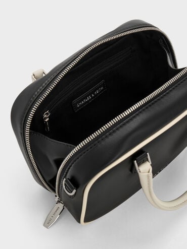 Mini Sianna Two-Tone Bowling Bag, Multi, hi-res