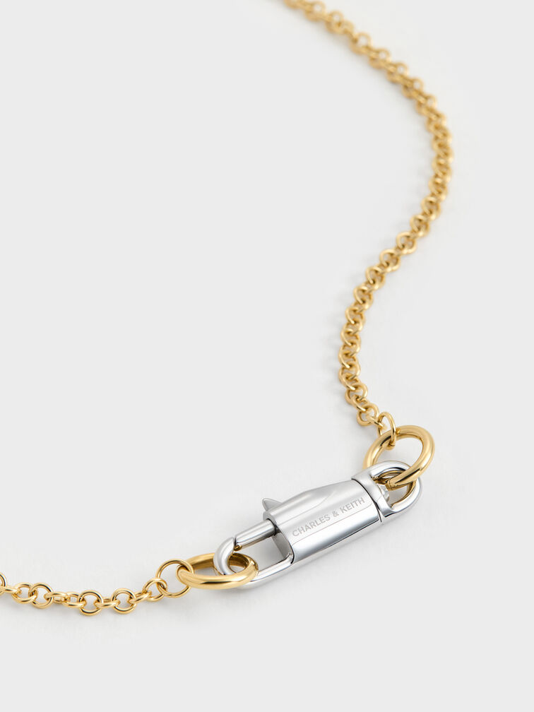 Delfina Two-Tone Halskette, Multi, hi-res