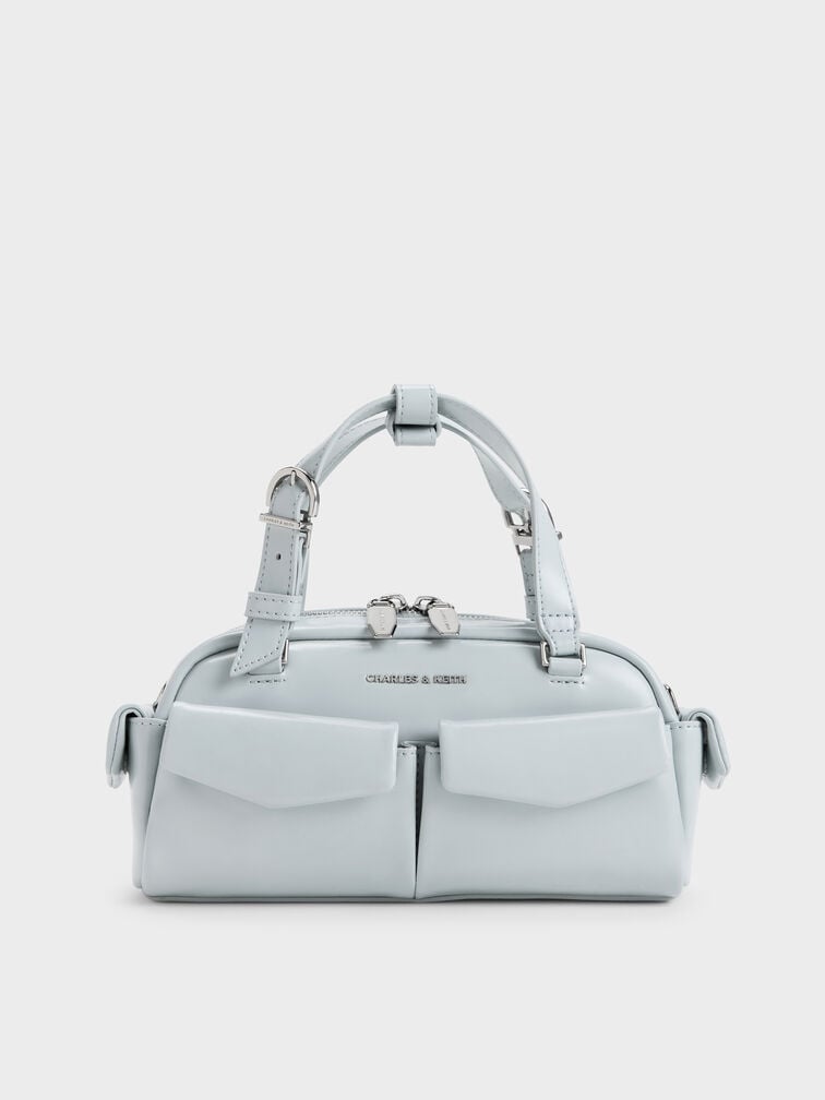 Sac bowling multi-poches Rachel, bleu layette, hi-res