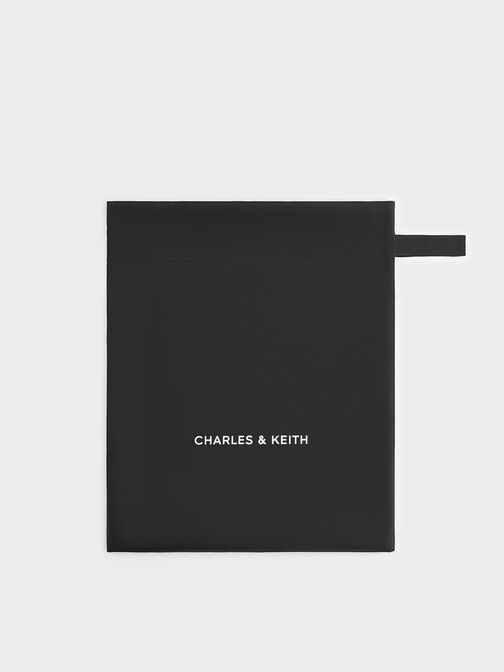 CHARLES & KEITH Small Gift Bag, Black, hi-res