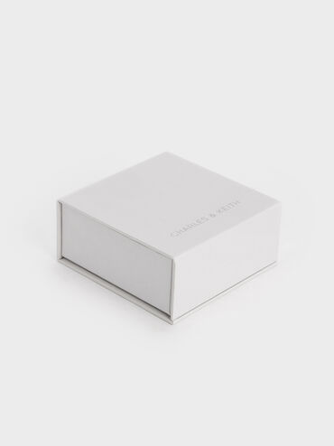 Hermione Crystal Bangle, Rose Gold, hi-res