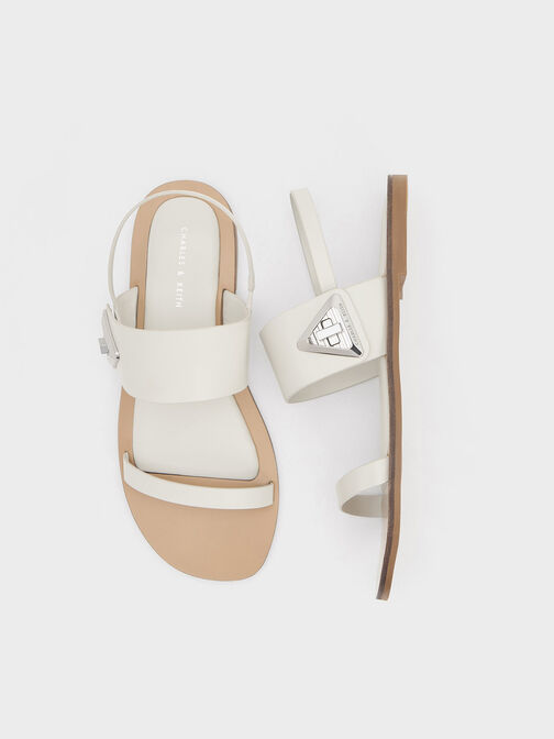 Trice Double Strap Sandals, Chalk, hi-res