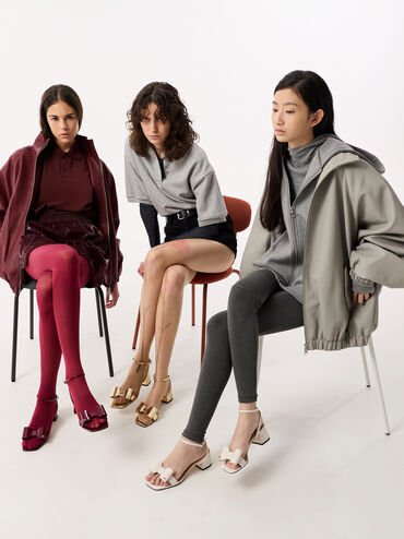 Lu Metallic Leather Bow Heeled Sandals, Gold, hi-res