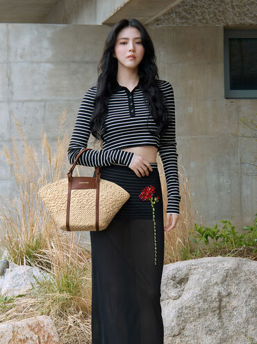 Shalia Raffia Basket Bag, Natural Raffia, hi-res