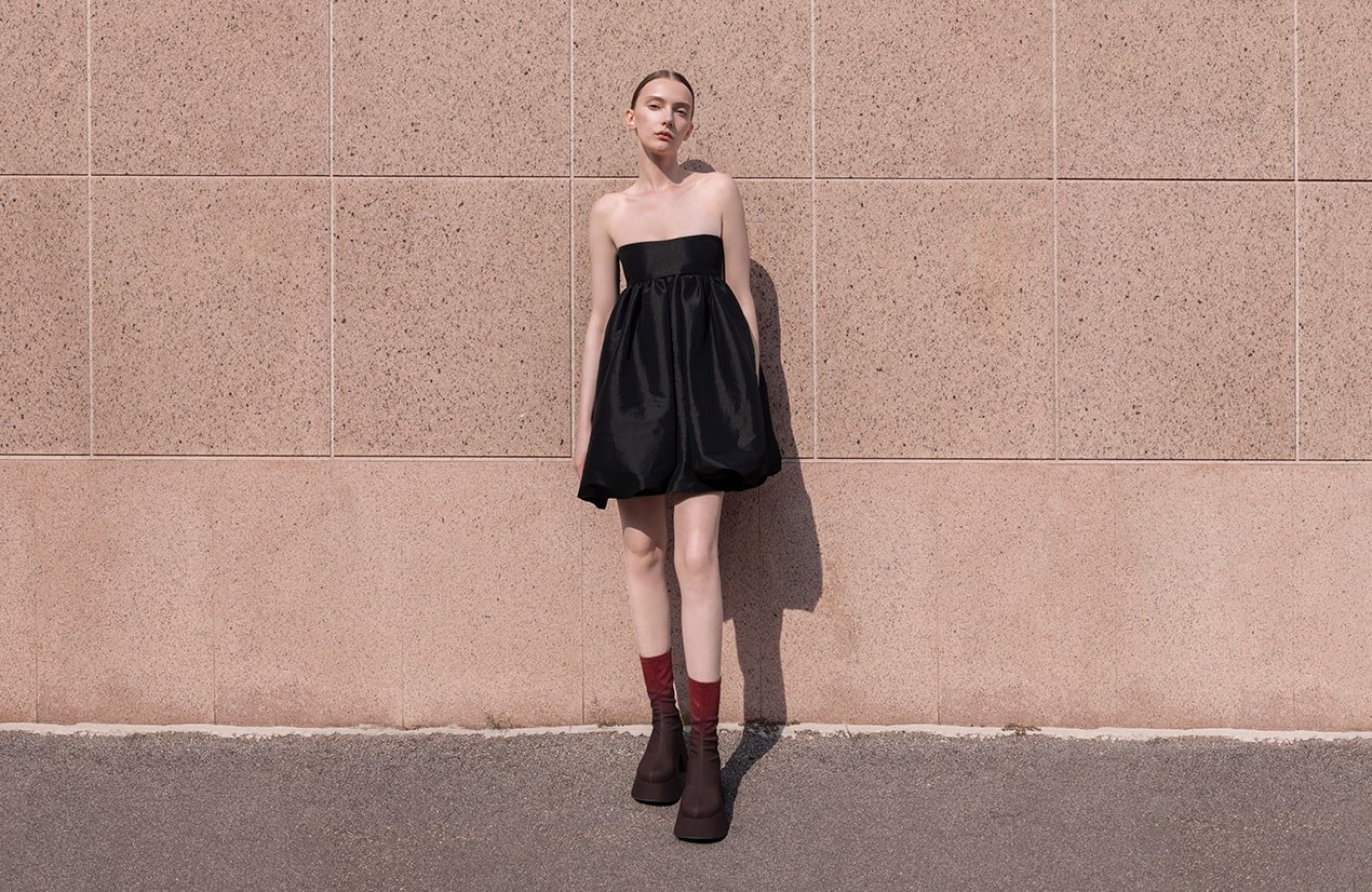 Women's Rubina ombre platform calf boots - CHARLES & KEITH