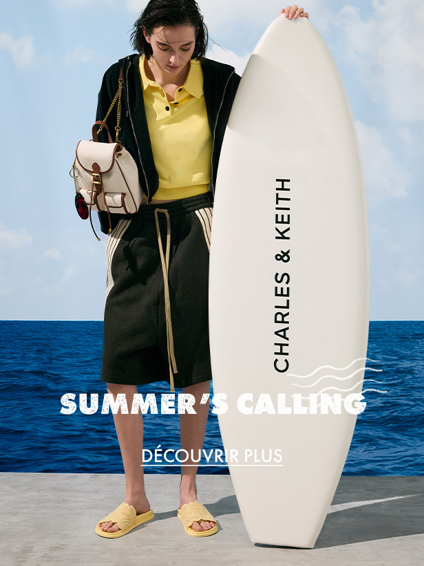 Sac à dos en toile Taupe Bryna - CHARLES & KEITH