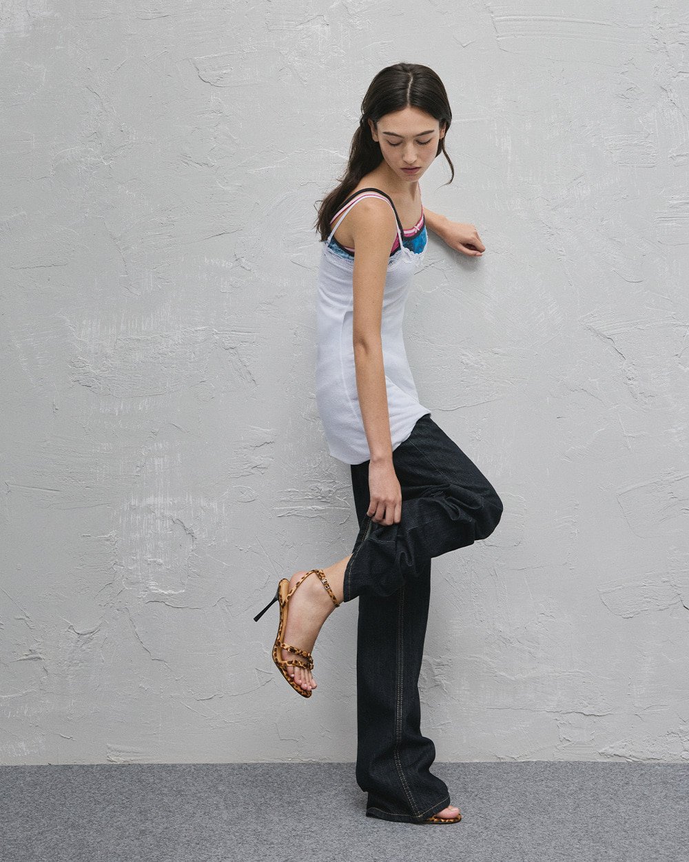 Women’s Jessy recycled polyester bow ankle-strap stiletto-heel sandals in multi - CHARLES & KEITH