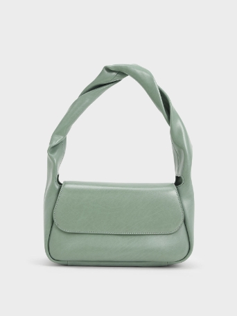 Willow Twist Top Handle Shoulder Bag