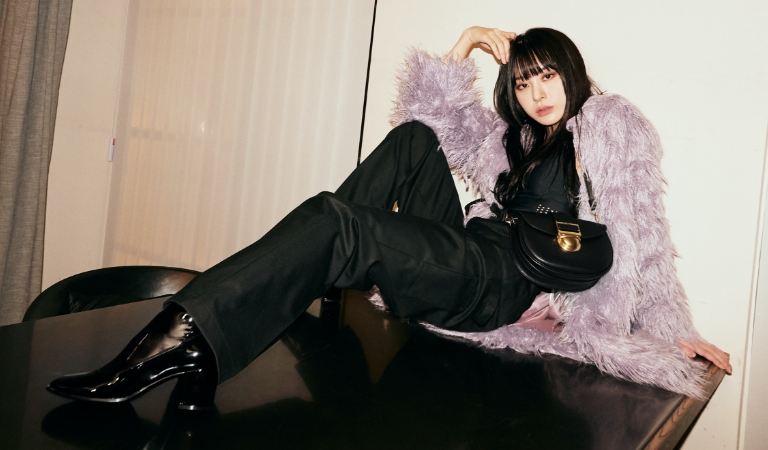 Women’s Amelia metallic push-lock crossbody bag and patent block heel side-zip ankle boots - CHARLES & KEITH