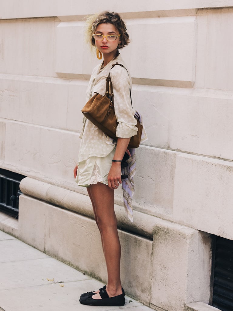 Britton Recycled Suede Ruched Elongated Shoulder bag in mocha brown - CHARLES & KEITH