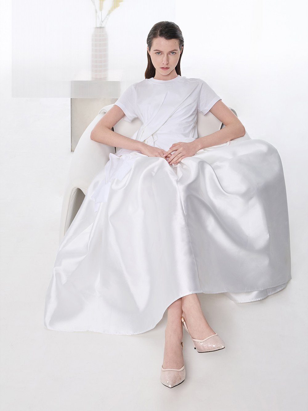 Women’s Blythe Mesh & Satin Embellished Sandals - CHARLES & KEITH