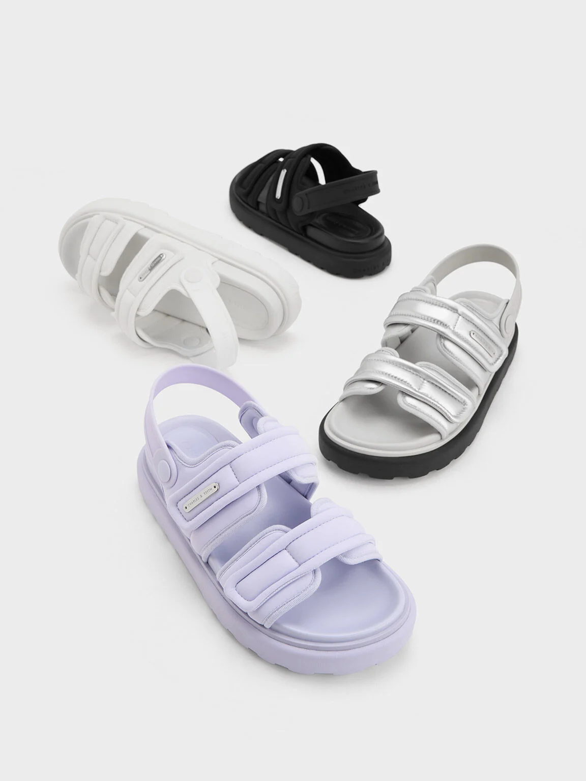 Women’s Romilly puffy sandals - CHARLES & KEITH