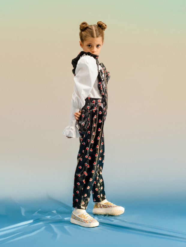 Girls’ printed cotton sneakers - CHARLES & KEITH