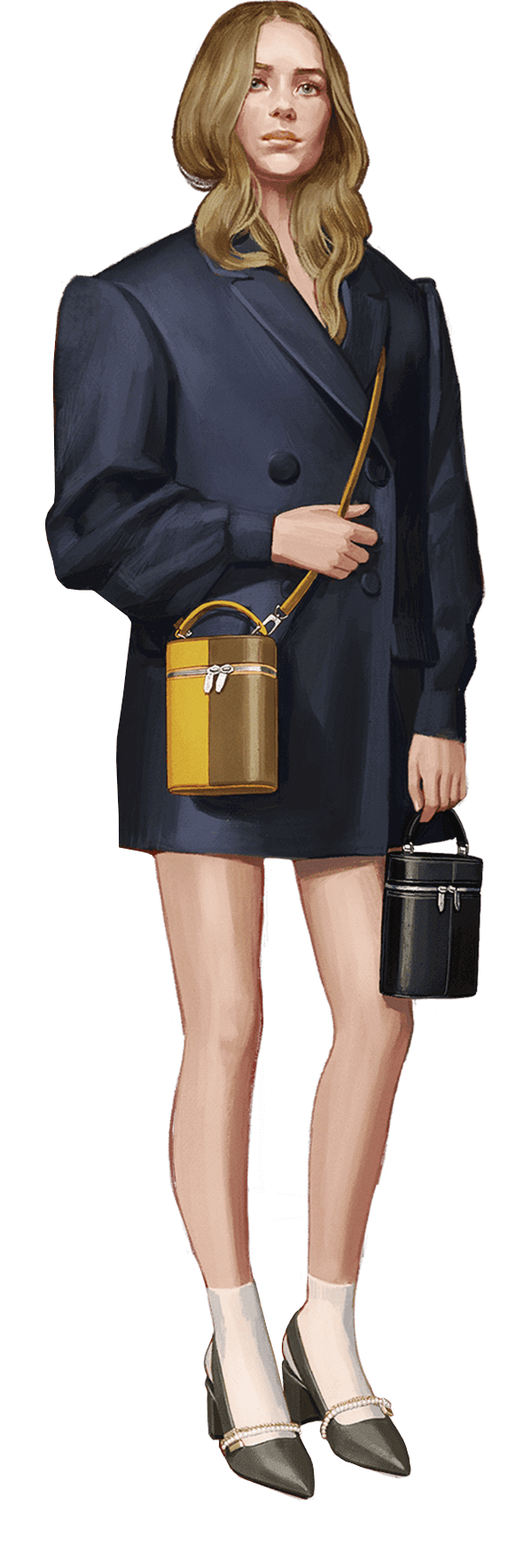 A compilation of illustrations from the CHARLES & KEITH Autumn Winter 2020 campaign - CHARLES & KEITH - Model 2