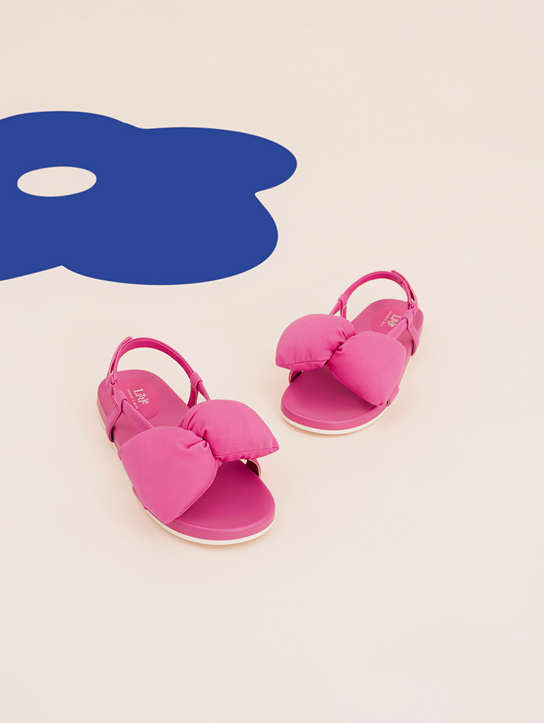 Girls’ puffy bow sandals – CHARLES & KEITH