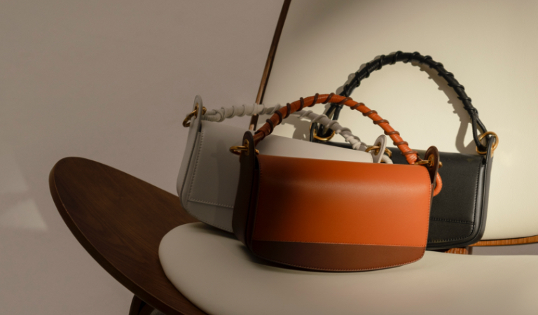 Women’s coiled top handle shoulder bag in black, cognac and cream - CHARLES & KEITH