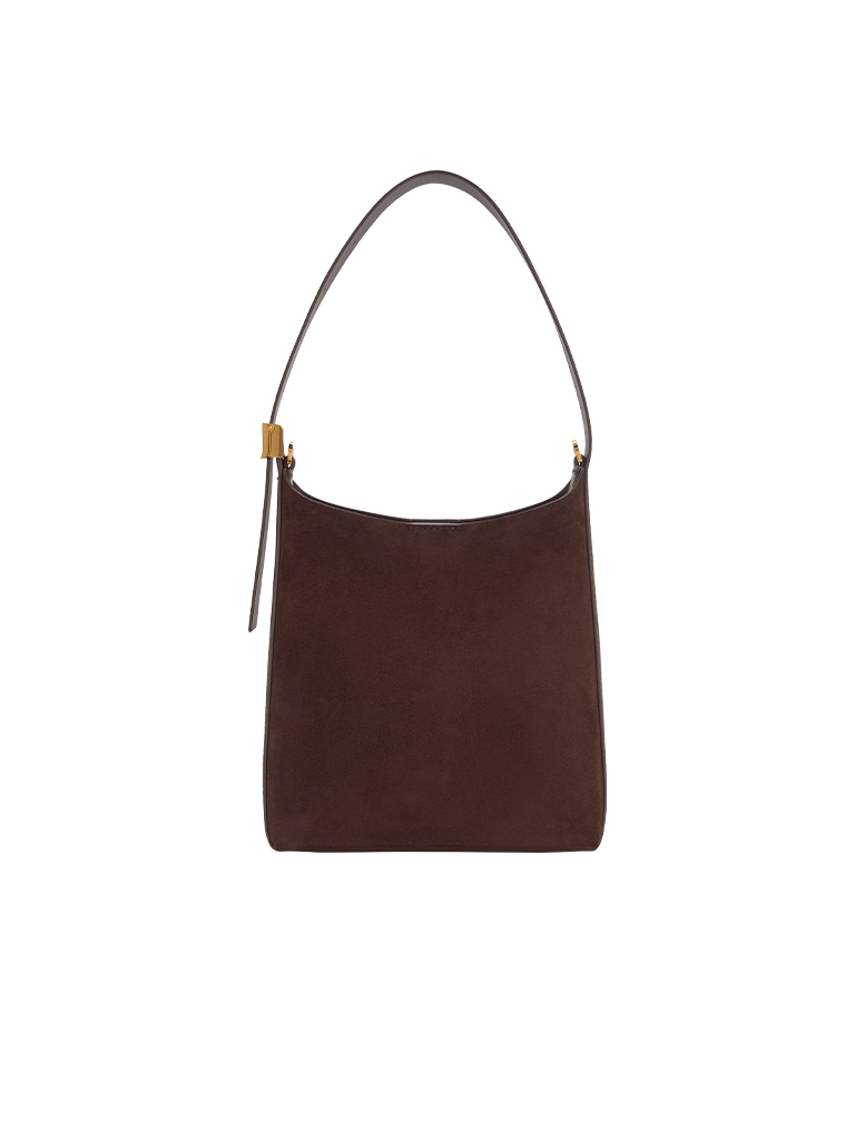 Edna Recycled Suede Hobo Bag - CHARLES & KEITH