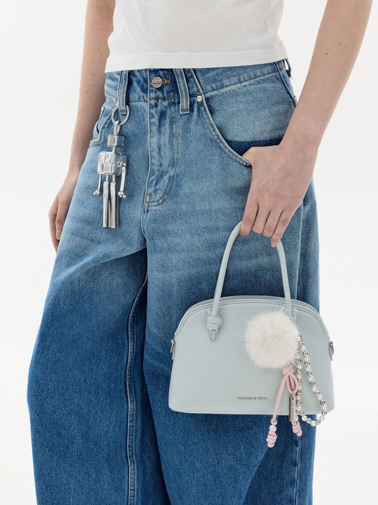 Trendy bag charms are a budget-friendly Christmas gift that also works perfectly as stocking fillers. 