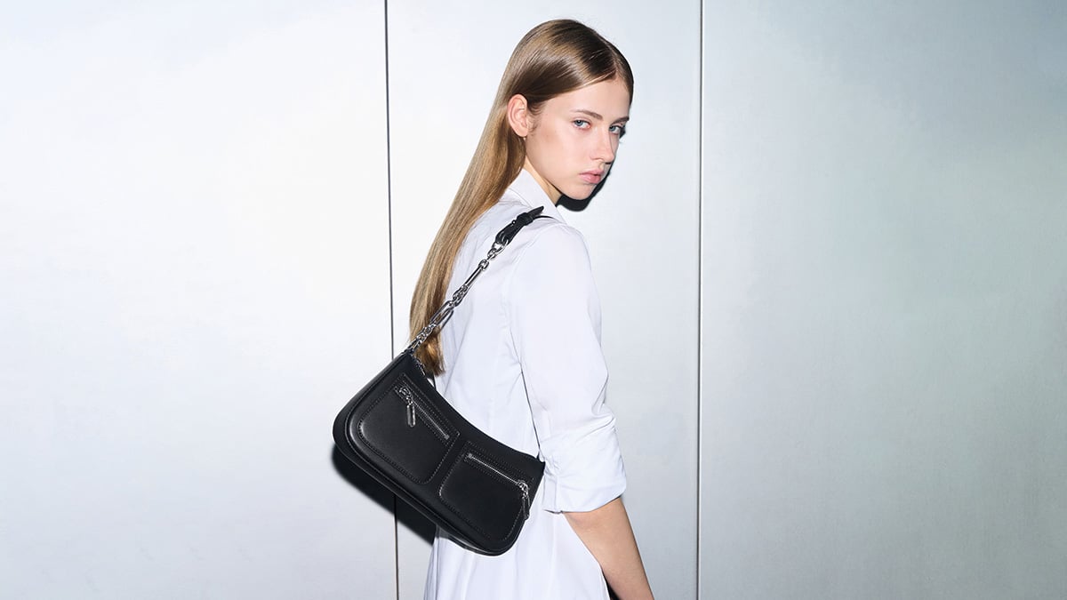 Effen kleur draagtas voor dames, draagtas effen kleur | Mode