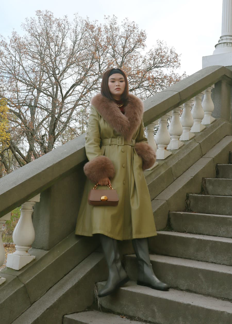 Women’s side zip knee high boots, as seen on Melody Tan – CHARLES & KEITH