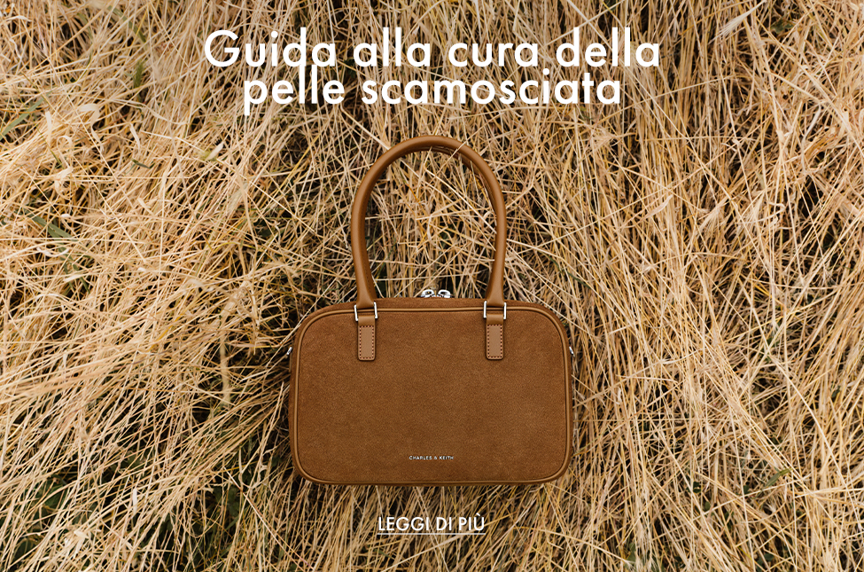 Borsa bowling in suede riciclato Sianna - Sienna Brown