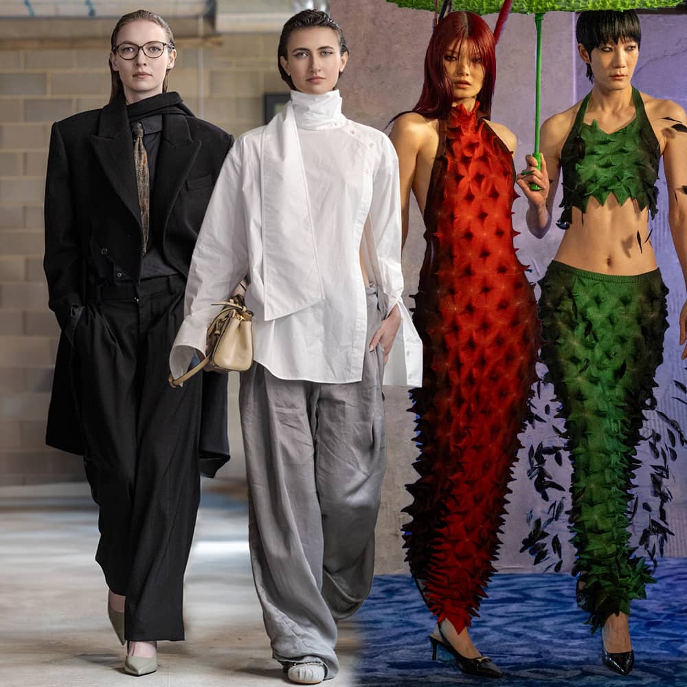 Schuhe von CHARLES & KEITH bei den AW26 London Fashion Week Präsentationen von Yuhan Ao und Chet Lo.