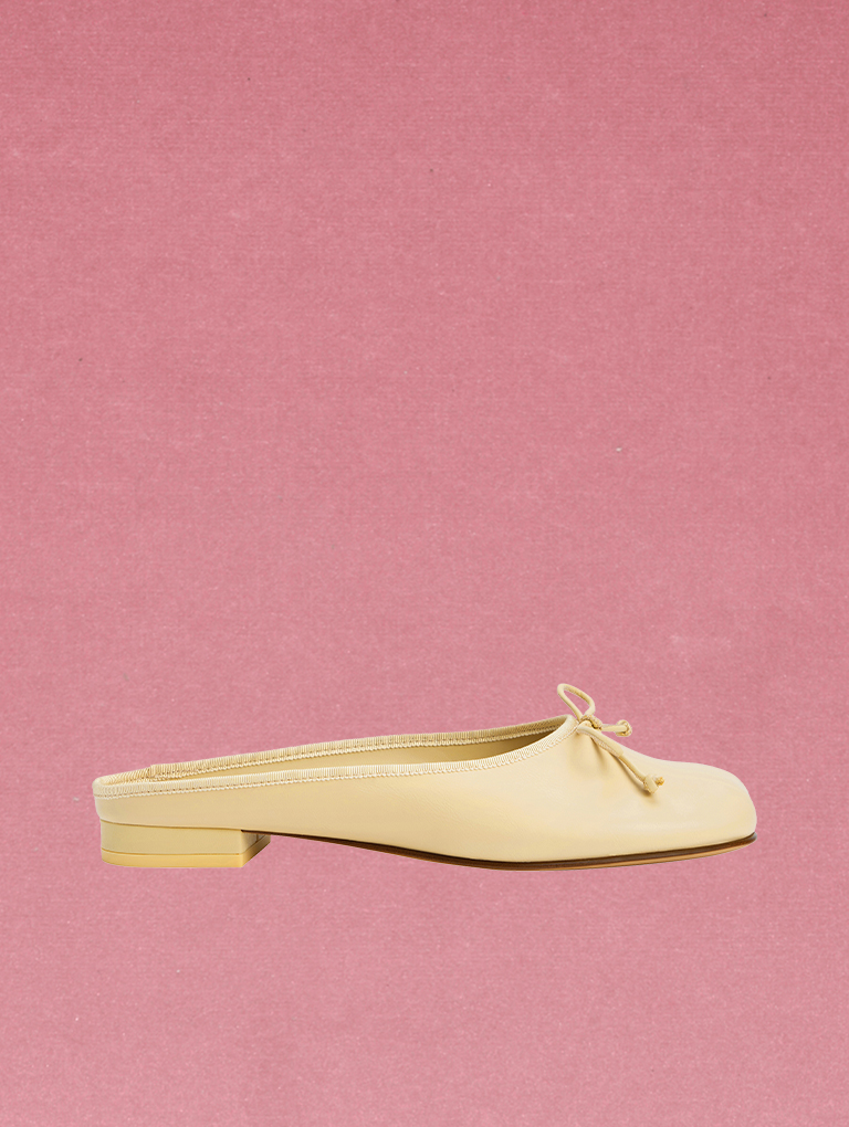 Women’s bow slip-on flats  - CHARLES & KEITH