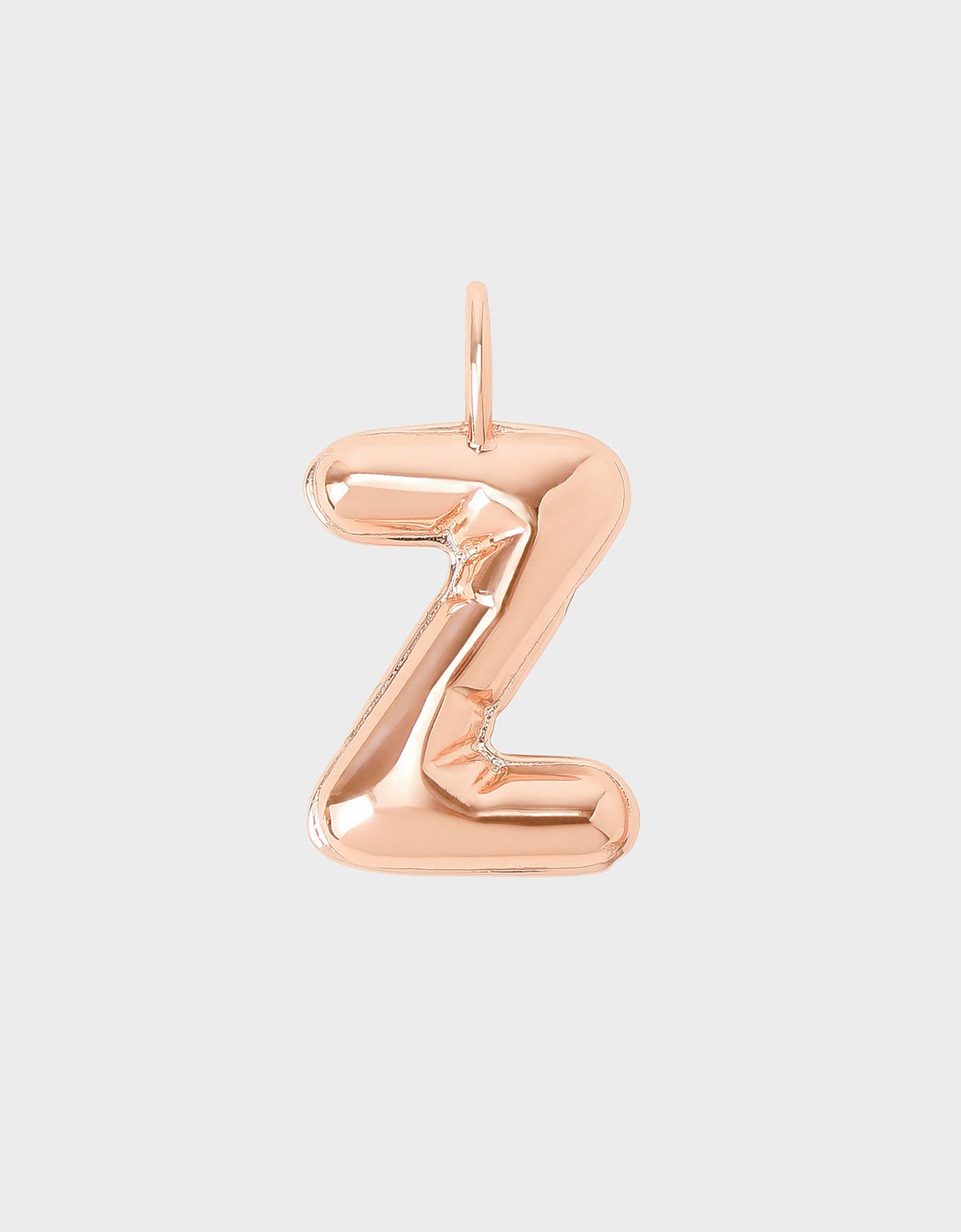 Rose Gold Alphabet 'Z' Charm - CHARLES & KEITH SK