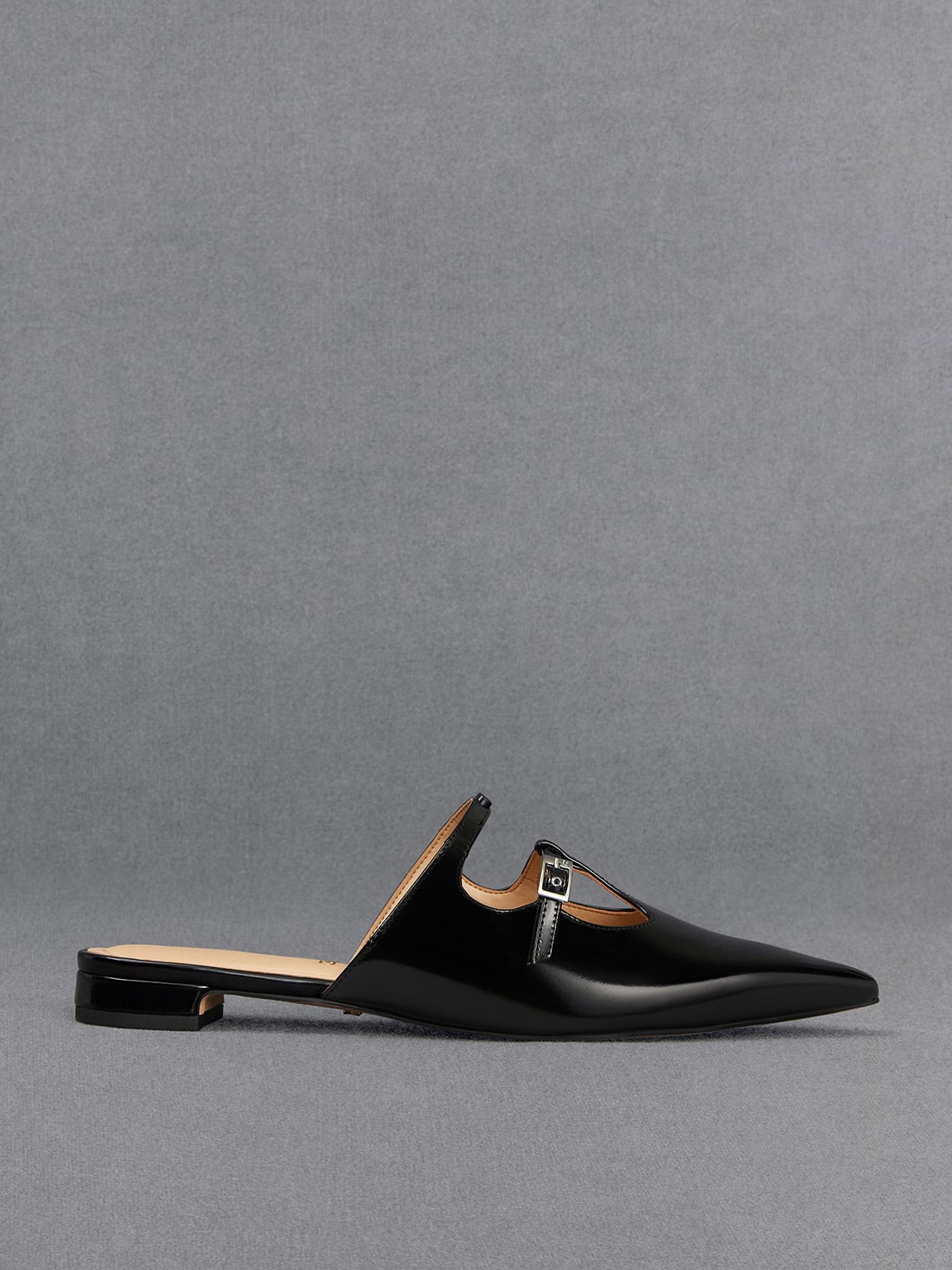 Black Box Leather T-Bar Double-Strap Mules - Black Box - Sale