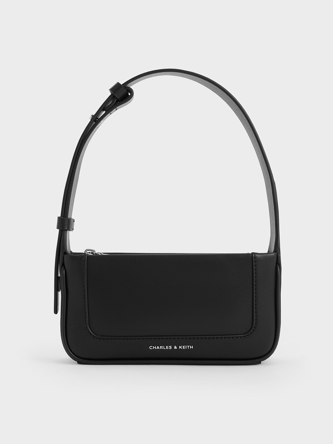 Noir Daylla Shoulder Bag - CHARLES & KEITH DE