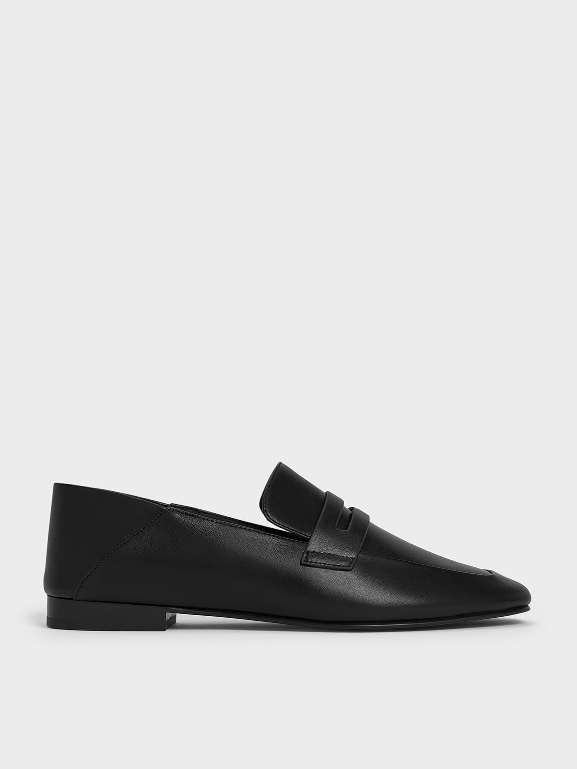 CHARLES & KEITH ブラック ローファー38 2025-L2-CK1-70900562-01-1.jpg