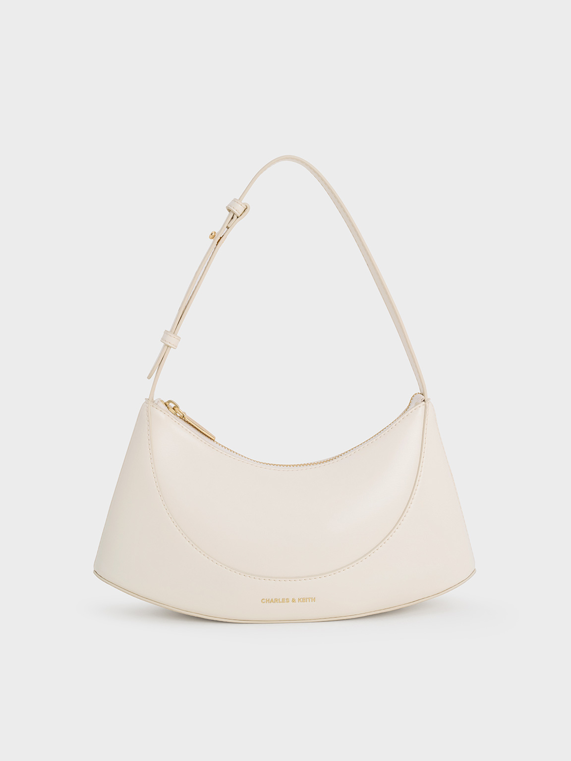 Cream Sigrid Shoulder Bag - Cream - Bags - CHARLES & KEITH ES