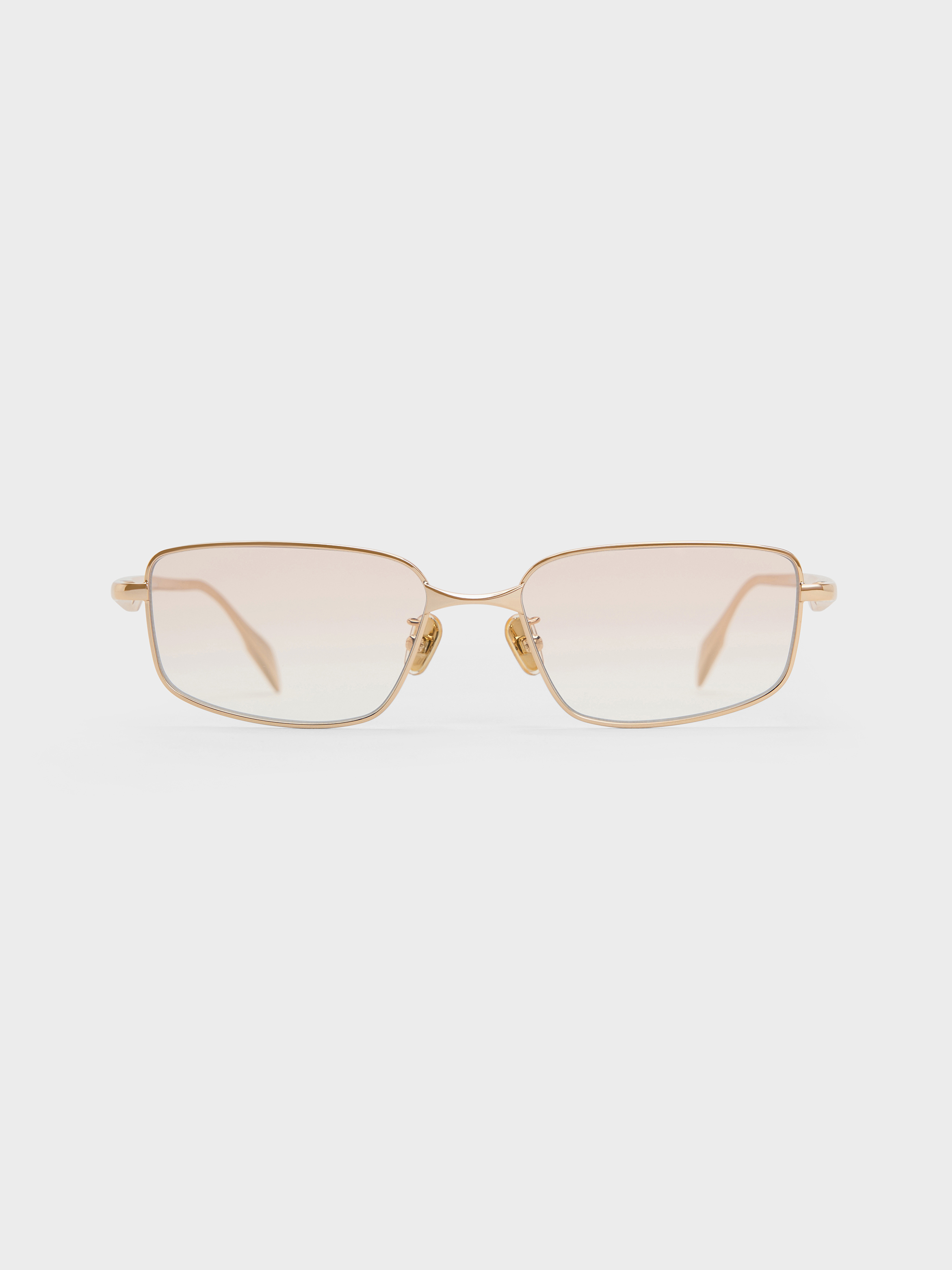 Charles & Keith - Lunettes de soleil rectangulaires teintées à monture métallique Celestia - Charles & Keith - Modalova