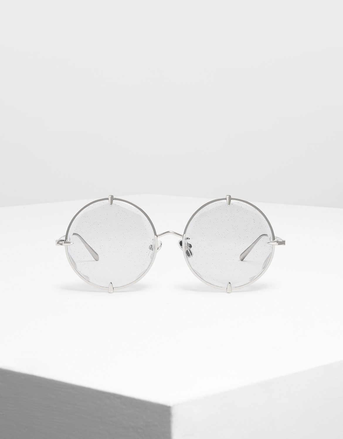 Round Wire Frame Skinny Sunglasses