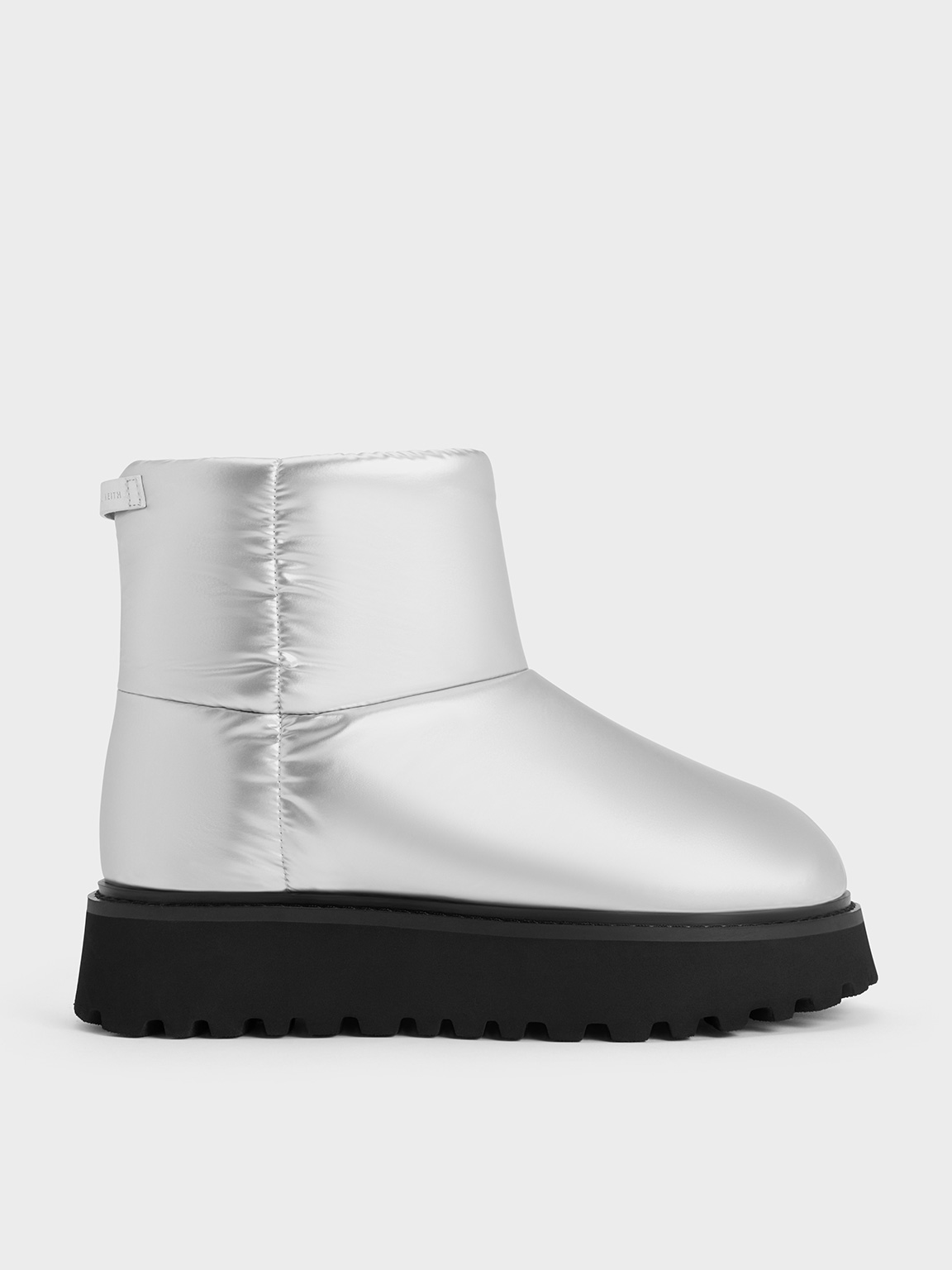 Bottines Bouffantes Romilly Argent es CHARLES KEITH FR bottines-bouffantes-romilly-argent-es-charles-keith-fr