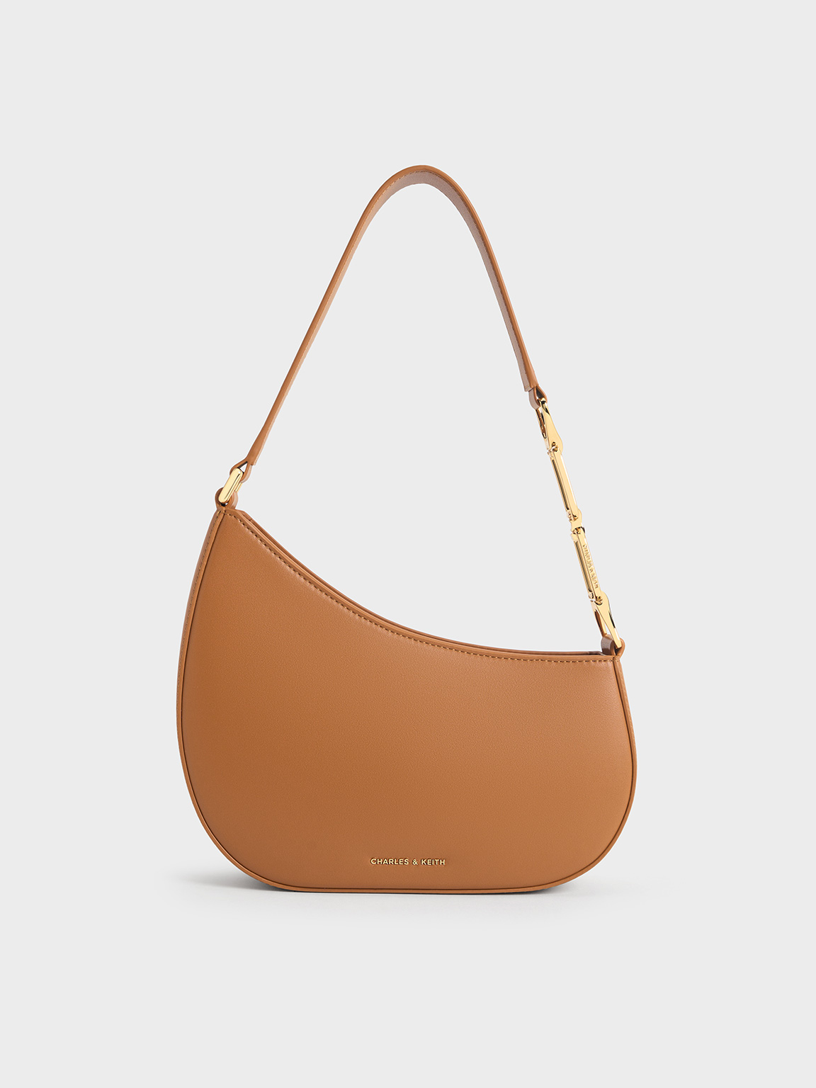 Brown Agatha Chain-Strap Shoulder Bag - Brown - CHARLES & KEITH PT
