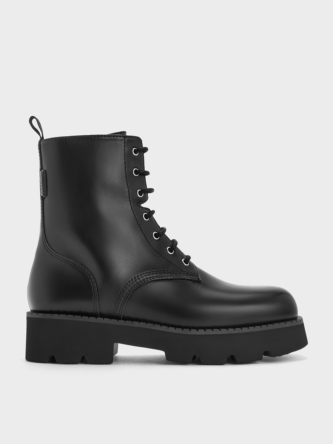 Bottes De Combat En Cuir Non Métalliques À Lacets Unisexes Grafters