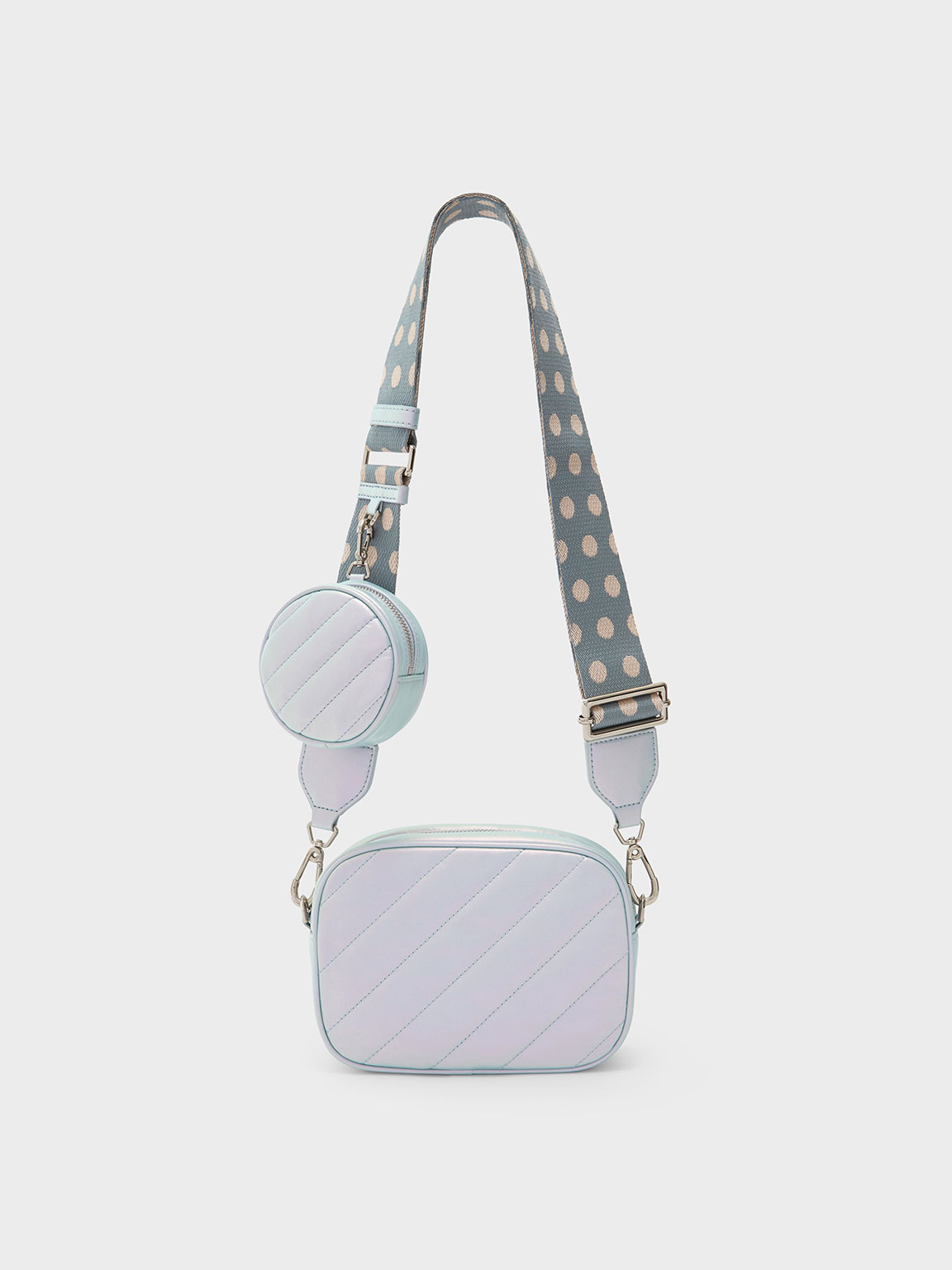Chailly Panelled Crossbody Bag & Pouch