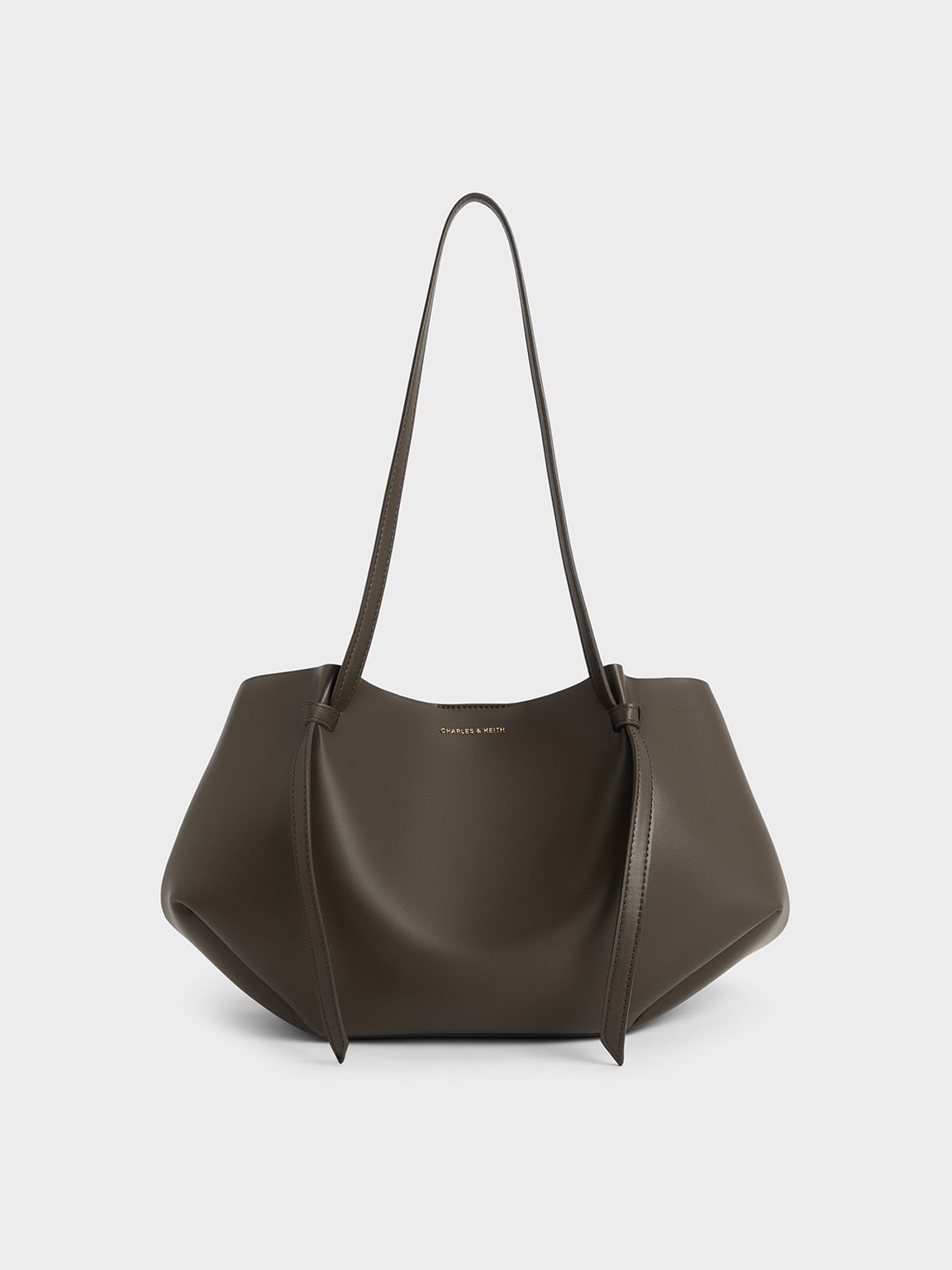 Dark Moss Calla Tote Bag - Dark Moss - Bags - CHARLES & KEITH HR